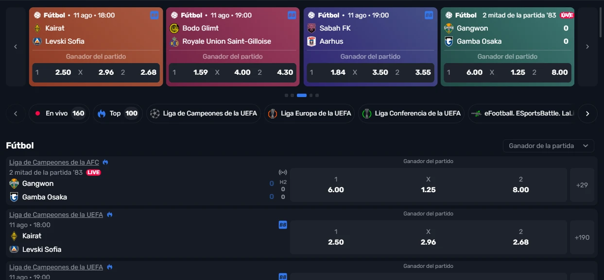aerobet casino deportes