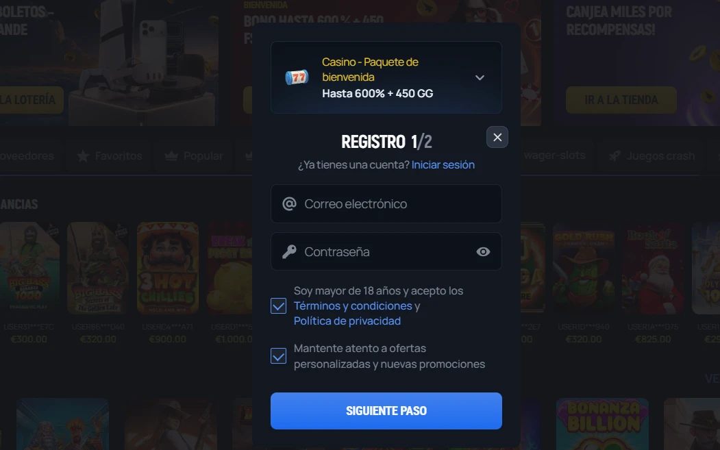 aerobet casino registro